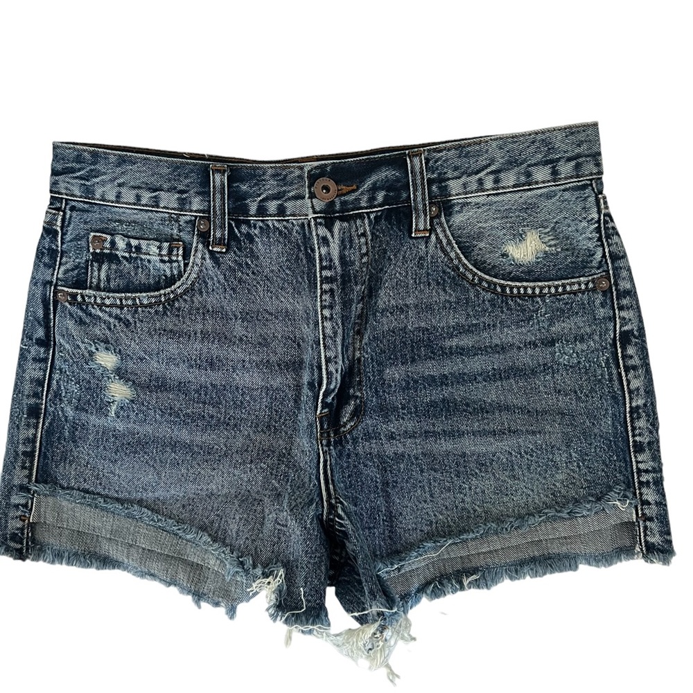Pistola Jean Shorts Frayed Hem Intentional Distressing size 29